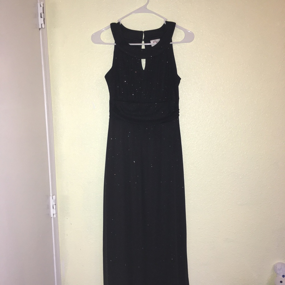 Floor-Length Black Dress